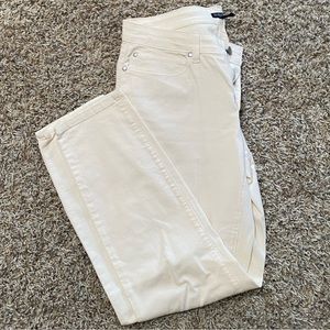 Eileen Fisher White Ankle Pants